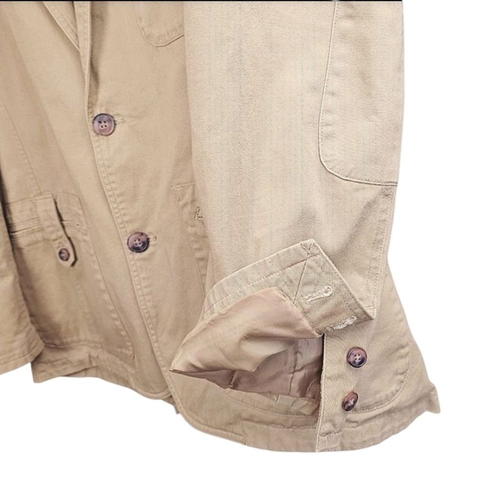 Duluth Trading Co Men's Firehose Lightweight Khaki Presentation Jacket Size L - Picture 12 of 15